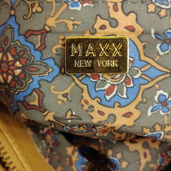 Maxx New York beige tan hobo shoulder leather bag - Picture 4 of 8
